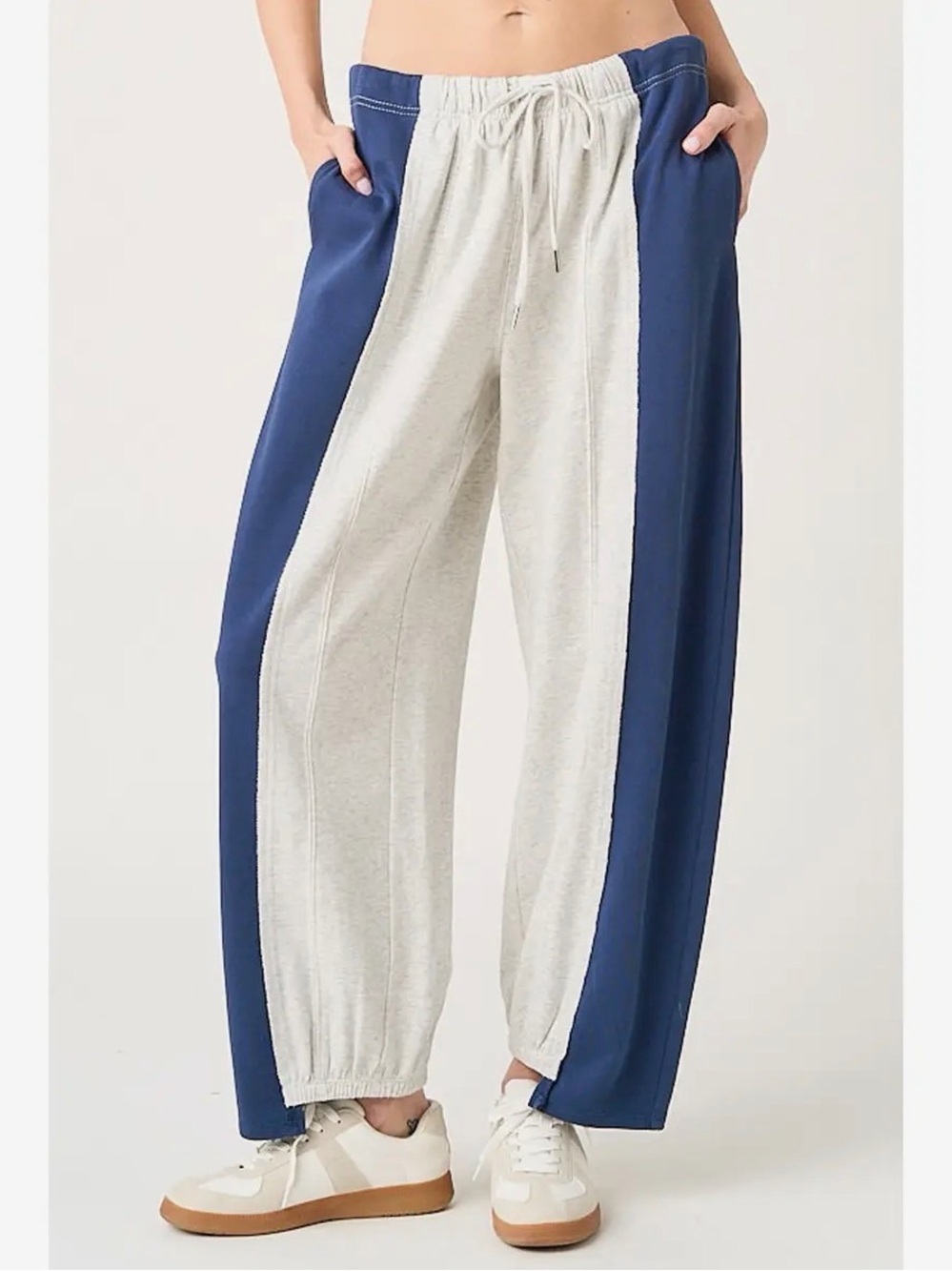 2 Tone Barrel Joggers